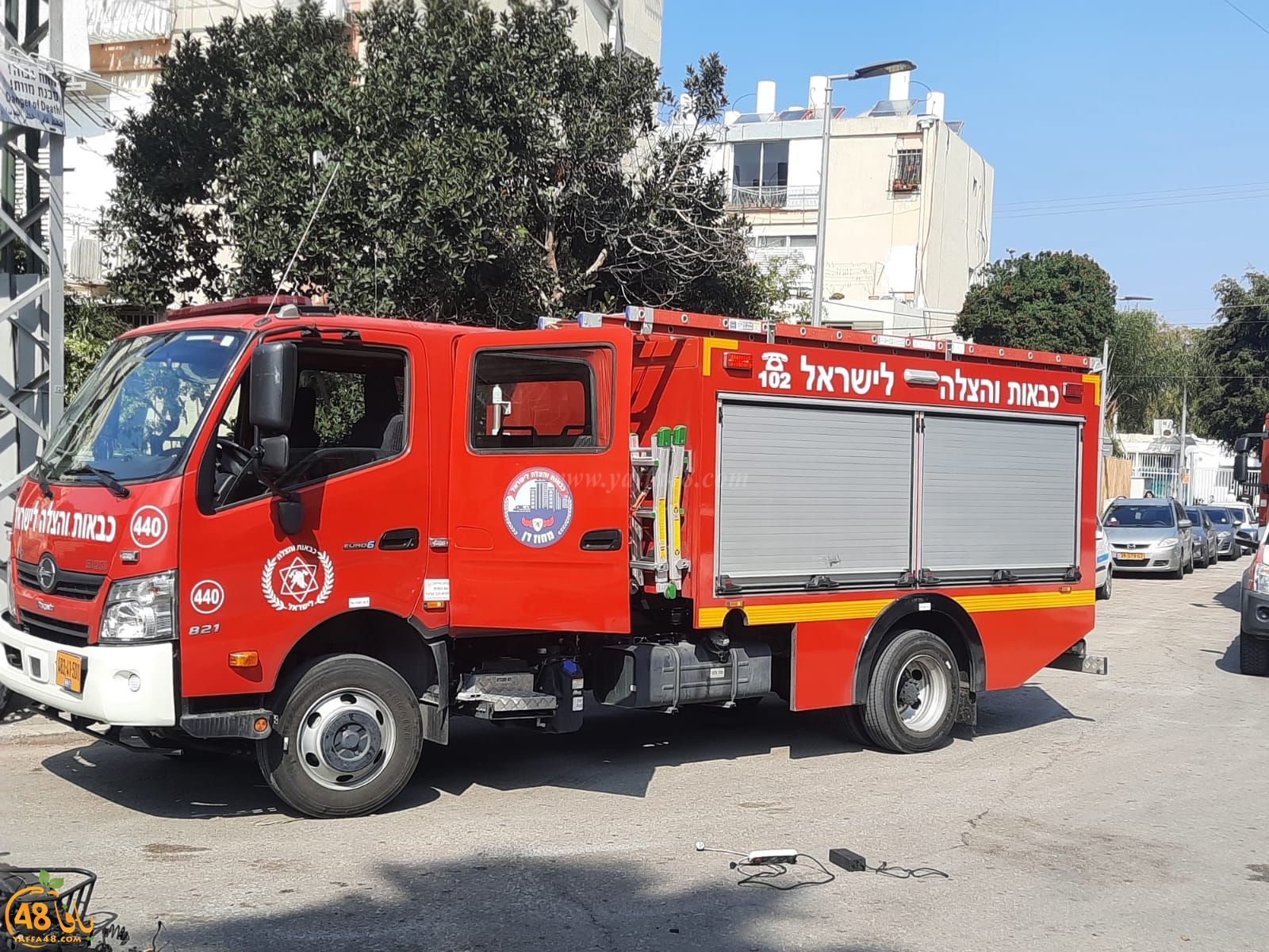  يافا: احتراق دراجة كهربائية والاطفائية تهرع للمكان 